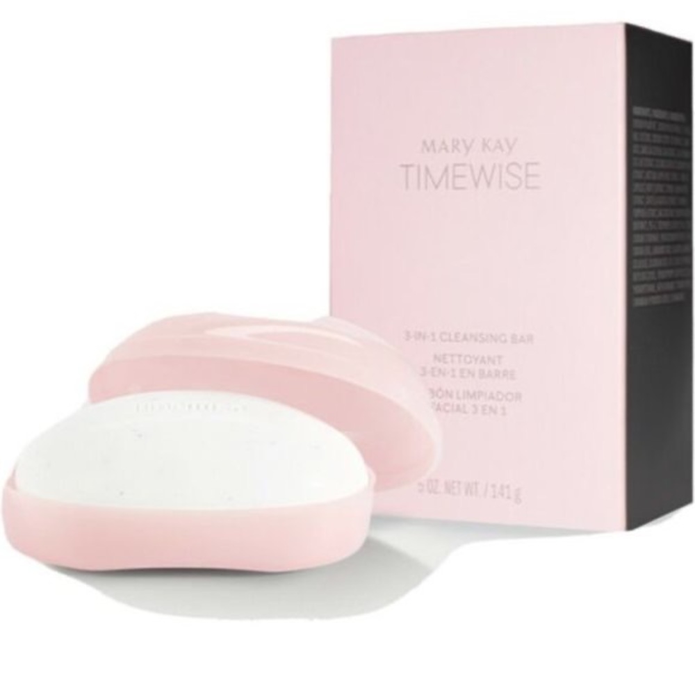 Time Wise 3-in-1 Cleansing Bar (w/ soap dish)
